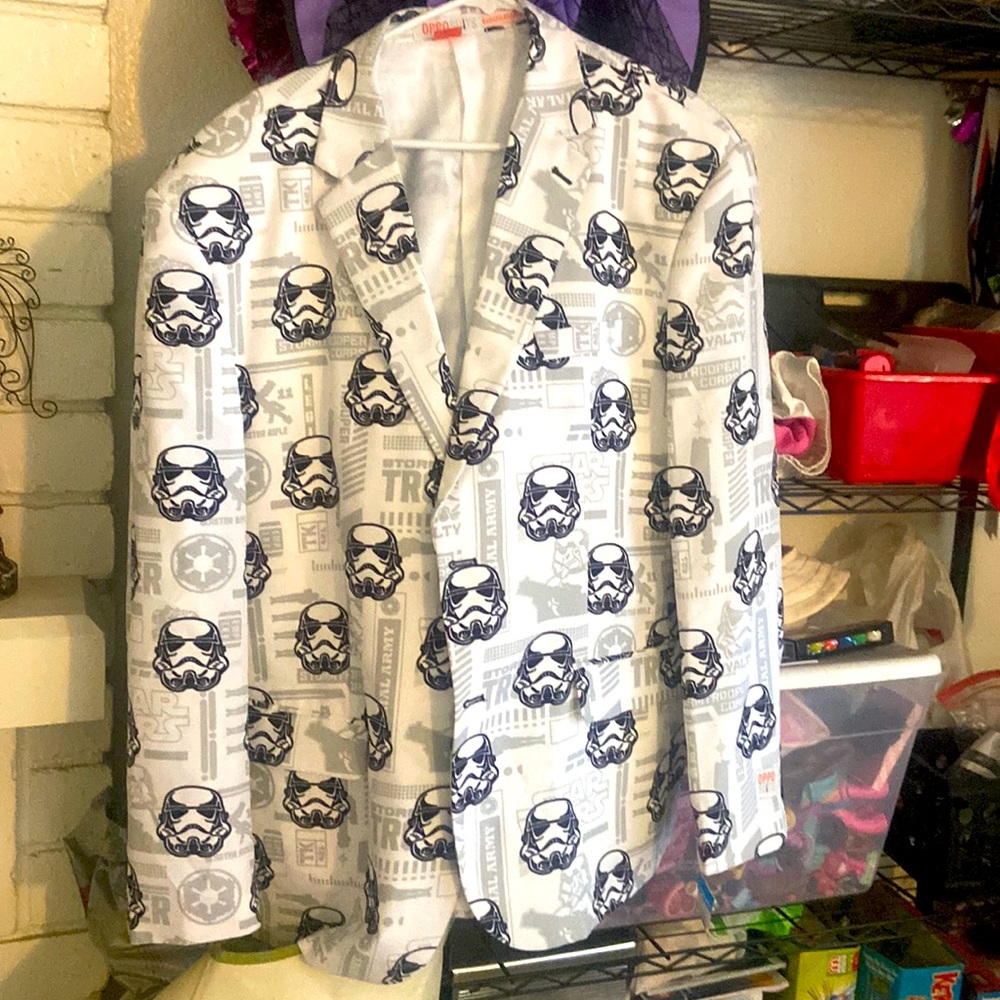 Opposuits Star Wars Stormtrooper Suit Blazer US size 50 Preowned